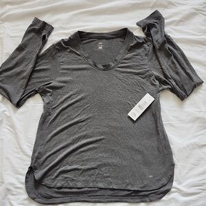 Leg3nd Gray Women's Long Sleve Top
